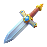 alluring sought-after Excalibur, King Arthur's sword, with Transparent Background png