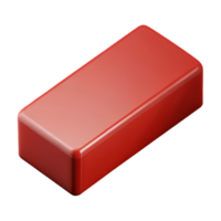 breathtaking harmonious coastal Single red brick with Transparent Background original png