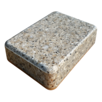 exquisite harmonious coastal Granite countertop sample with Transparent Background museum quality png