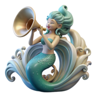 wonderful contemporary A Solitary Siren with Scales Shimmering authentic png