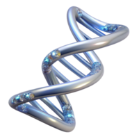 enchanting nordic A stylized DNA double helix made of sparkling crystal with Transparent Background studio quality png