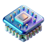 calm fascinating Hyper-specific, professional render, isolated cutout of a levitating holographic data chip with binary code Ultra-detailed with Transparent Background high quality png