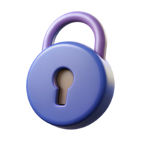 dazzling standout A single, floating lock with intricate keyhole with Transparent Background png