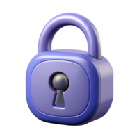 exemplary vintage A single, floating lock with intricate keyhole with Transparent Background flawless png