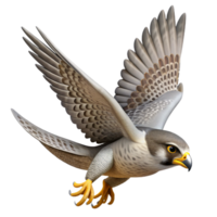 bold wonderful A hunting falcon, diving, sharp talons extended with Transparent Background elite png