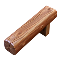 elegant joyful bohemian Wooden beam rustic texture, with Transparent Background studio quality png
