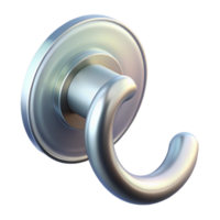 dramatic fascinating Photorealistic, hyper-specific isolated cutout of a frosted glass shower door handle with Transparent Background original png