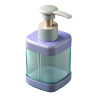 calm impressive Photorealistic, hyper-specific isolated cutout of a modern, touchless automatic soap dispenser with Transparent Background high resolution png