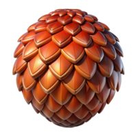 enchanting unparalleled A highly detailed illustration of a dragon scale with Transparent Background png