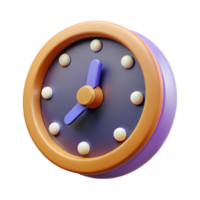 beautiful quintessential A clock, ticking hands, abstract design with Transparent Background png