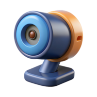 dynamic mesmerizing Webcam with privacy shutter closed with Transparent Background genuine png