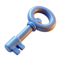 dazzling melancholic contemporary A realistic rendering of a skeleton key with intricate details with Transparent Background genuine png