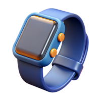 dazzling melancholic avant-garde Smartwatch with fitness tracker display with Transparent Background high resolution png