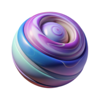 dramatic avant-garde A planet, abstract design, swirling colors with Transparent Background museum quality png