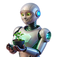 elegant abstract A Humanoid Robot with Intricate Glowing authentic png