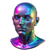 extraordinary abstract A Holographic Projection of a Human Face original png