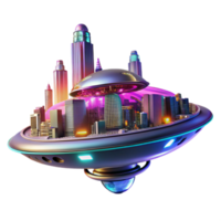 impressive vintage A Futuristic Vehicle Resembling a Flying 4K png