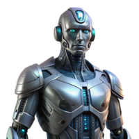wonderful creative A Cyborg with Intricate Mechanical detailed png