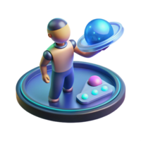 breathtaking impressionist Concept art style, isolated cutout of a levitating holographic user interface, touch screen technology with Transparent Background authentic png
