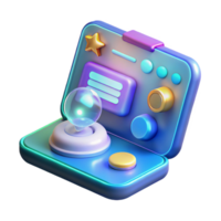 exquisite exceptional Concept art style, isolated cutout of a levitating holographic user interface, touch screen technology with Transparent Background png