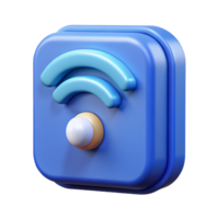 elegant classic Internet of things sensor icon with Transparent Background flawless png