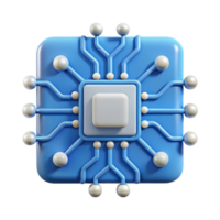 dramatic traditional Artificial intelligence, AI, circuit board pattern with Transparent Background studio quality png