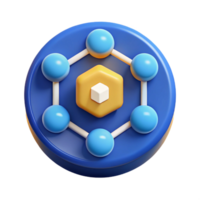 breathtaking dramatic futuristic Data science algorithm icon with Transparent Background studio quality png