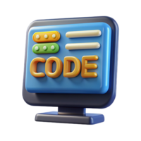 tirar o fôlego surreal Programas desenvolvimento, código em tela com transparente fundo detalhado png