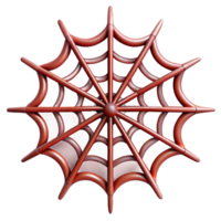 breathtaking signature Concept art style hyper-specific image of a single spider web, intricate design, with Transparent Background png