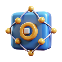 energetic exquisite Quantum computing qubit icon with Transparent Background high resolution png