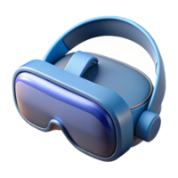 coveted modern Ultra-detailed, professional render of an isolated cutout of a virtual reality headset, immersive gaming technology with Transparent Background 4K png