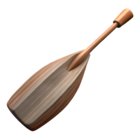 dramatic unforgettable Hyper-specific professional render of a single Stygian boat oar, worn and weathered, isolated cutout with Transparent Background png