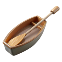 dynamic spectacular Hyper-specific professional render of a single Stygian boat oar, worn and weathered, isolated cutout with Transparent Background exclusive png