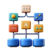 captivating classic Machine learning, algorithm flowchart with Transparent Background luxury png