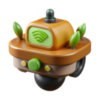 celebrated nordic Hyper-specific, concept art style isolated cutout of a smart agriculture sensor, precision farming technology with Transparent Background gallery standard png