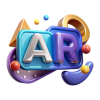coveted minimalist Augmented reality, AR, overlay on real world with Transparent Background 8K png