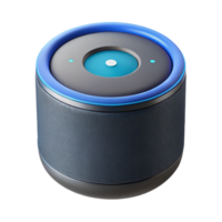 enchanting traditional Smart speaker with voice assistant activated with Transparent Background crisp png