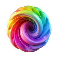 magnificent contemporary A Dynamic Swirling Vortex of Colorful 4K png