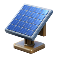 celebrated tropical Solar panel array generating electricity with Transparent Background perfect clarity png