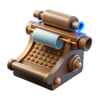elegant rustic An Antique Typewriter Typing Lines of original png