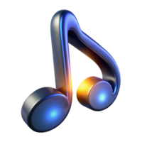 distinguished nordic A single musical note formed by a ribbon of light with Transparent Background fine detail png