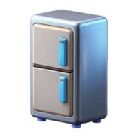 bold serene Smart refrigerator with touchscreen display with Transparent Background exclusive png
