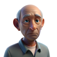 stunning modern Portrait of an Elderly Man with Deep high resolution png