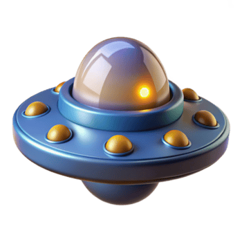 distintivo orgânico fotorrealista, profissional render do uma solteiro, estrangeiro comunicação dispositivo com pulsante luzes, isolado Cortar fora hiperespecífico com transparente fundo bem detalhe png