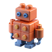 dramatic magnificent Concept art style, isolated cutout of a self-assembling, robotic brick with Transparent Background masterfully captured png