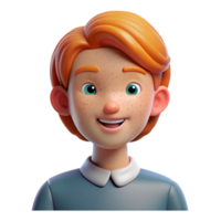 serene traditional Portrait of a Person with Freckles and high resolution png