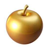acclaimed geometric Golden Apple of Discord with Transparent Background elite png