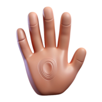 dazzling rustic Photorealistic, professional render, isolated cutout, hyper-specific single, human hand with detailed fingerprints with Transparent Background exclusive png