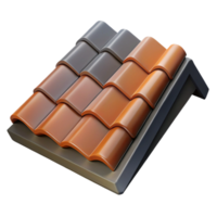 distinguished coastal Hyper-specific professional render of a single, slate roof tile Isolated cutout with Transparent Background high resolution png