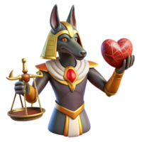 extraordinary vintage A Powerful Anubis the Egyptian God of authentic png